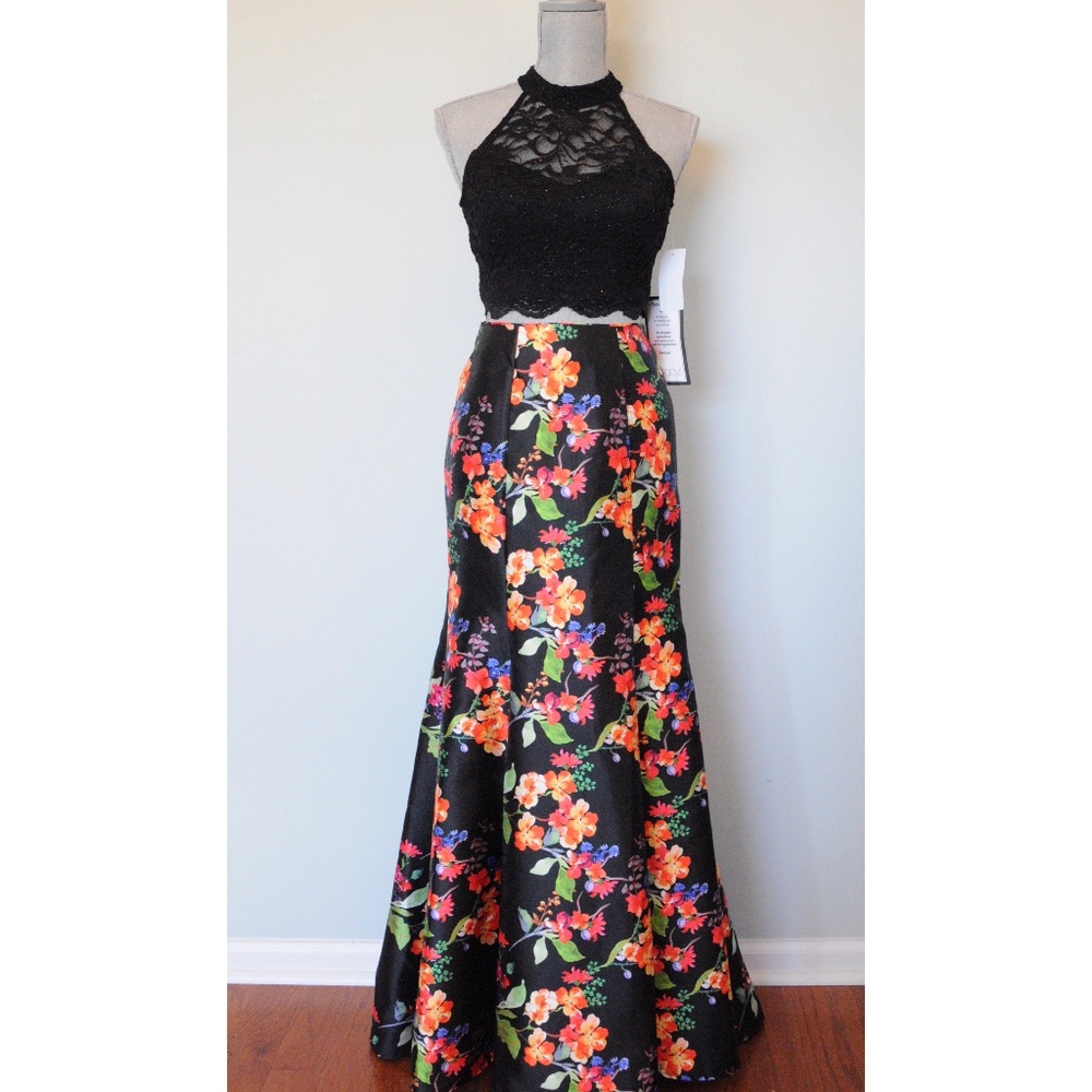 NWT [City Studio] 2 piece floral dress #110 - Picture 2 of 8